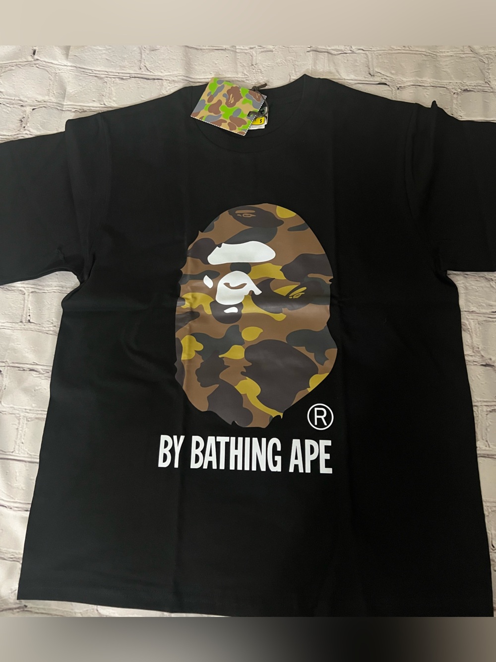 Bape shirt Brown & Green Camo